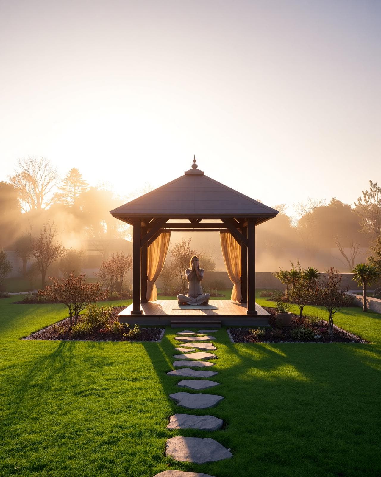 Yoga pavilion